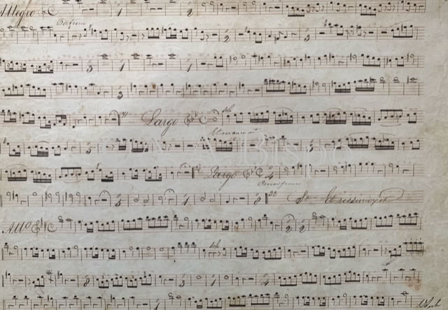 PArte da 1a. clarineta do Credo de Massiotti. Pesquisa A.A.Bispo